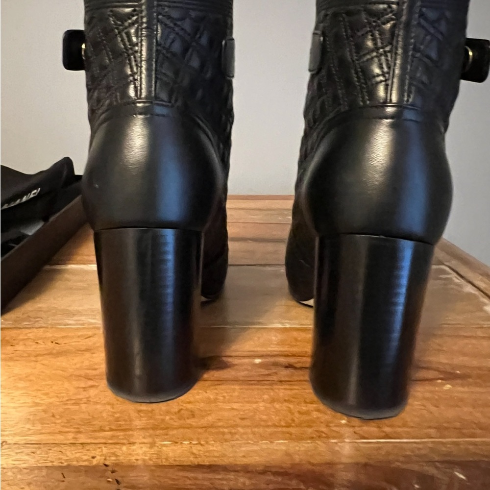 Chanel Lambskin Quilted Ankle Boots - Picture 2 of 6